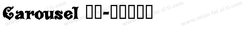 Carousel 常规字体转换